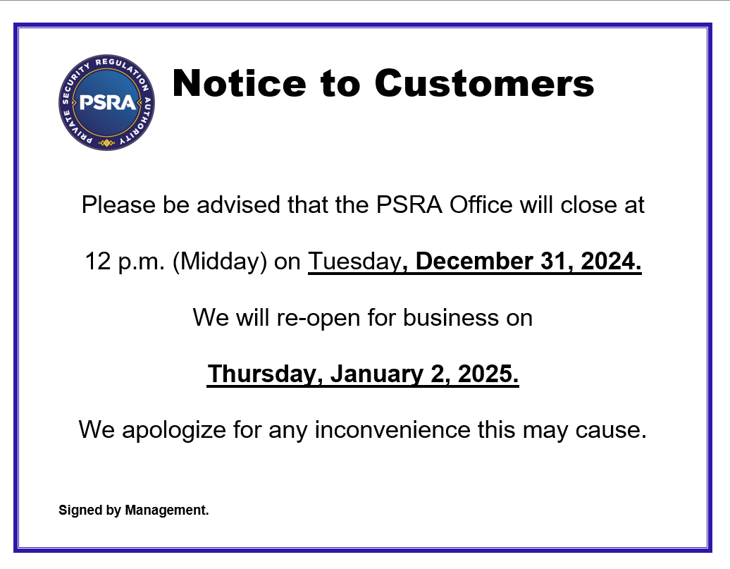 Closure_Notice December 31 , 2024