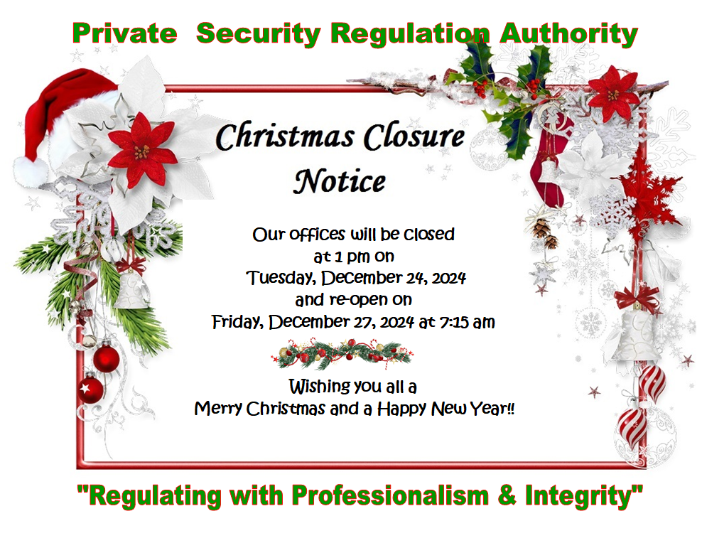 Closure_Notice December 25 , 2024