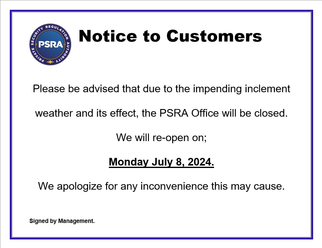 Closure_Notice July 2, 2024